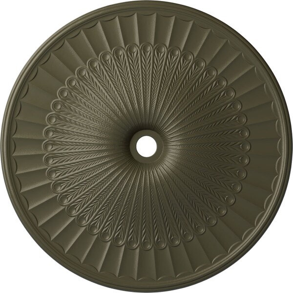 Ekena Millwork Galveston Ceiling Medallion (Fits Canopies up to 5 7/8"), 51"OD x 3 5/8"ID x 3 3/8"P, Witch Hazel CM51GLWHF - main